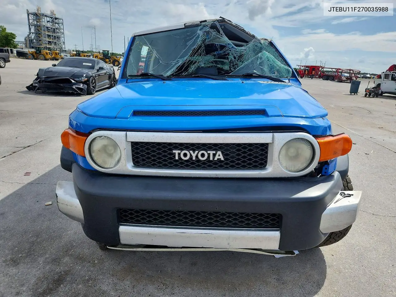 2007 Toyota Fj Cruiser Base VIN: JTEBU11F270035988 Lot: 56114576