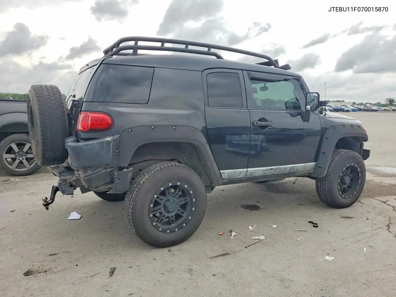 2007 Toyota Fj Cruiser Base VIN: JTEBU11F070015870 Lot: 56651506