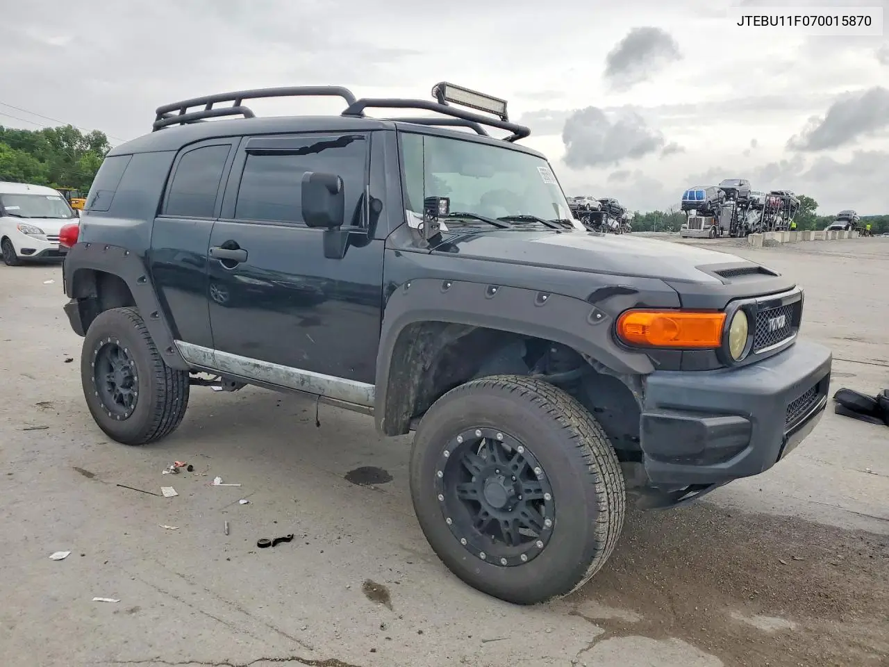2007 Toyota Fj Cruiser Base VIN: JTEBU11F070015870 Lot: 56651506