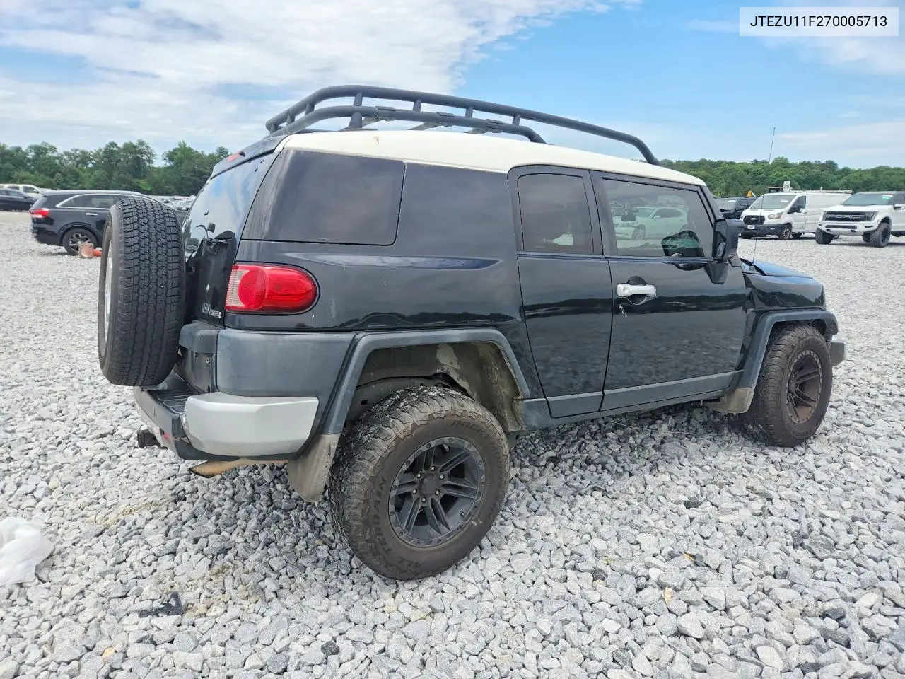 2007 Toyota Fj Cruiser Base VIN: JTEZU11F270005713 Lot: 57549226
