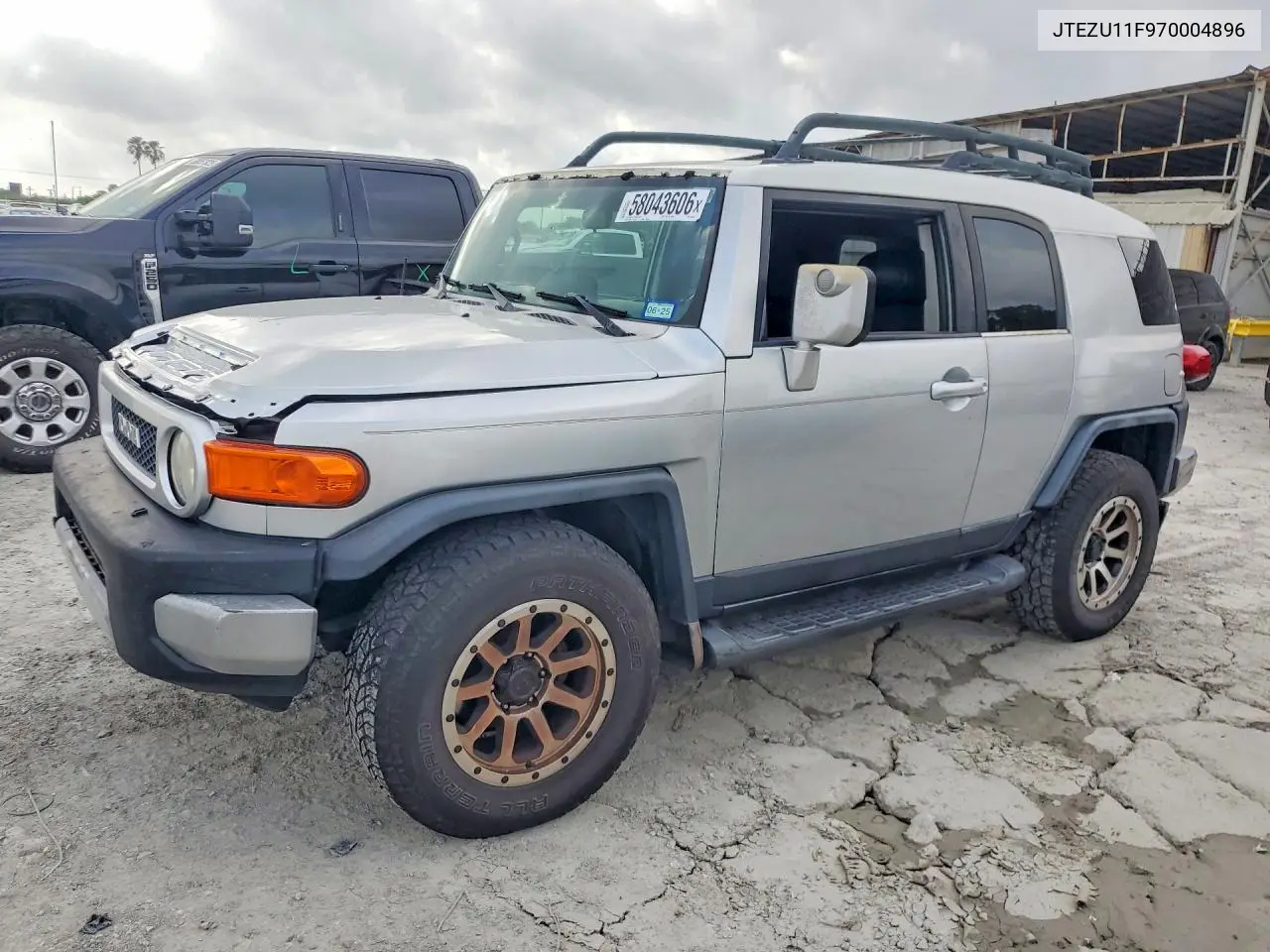 2007 Toyota Fj Cruiser Base VIN: JTEZU11F970004896 Lot: 58043606