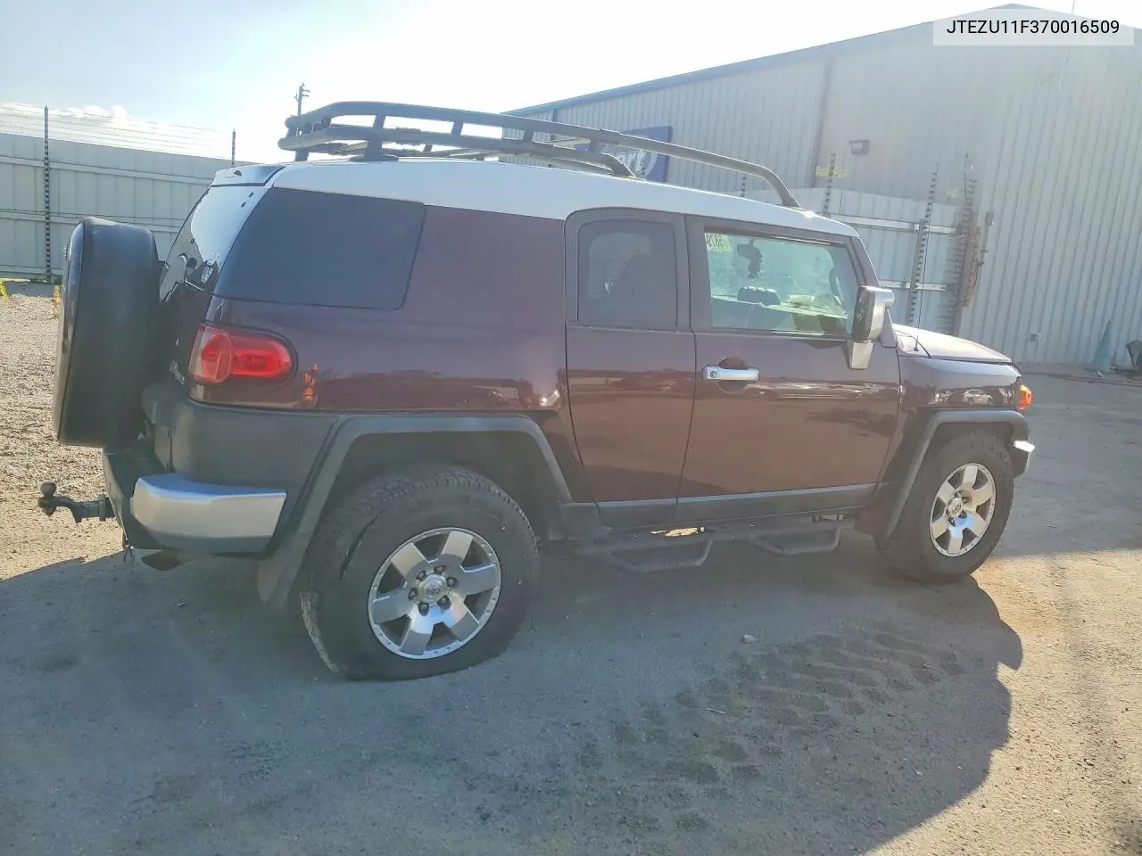 2007 Toyota Fj Cruiser Base VIN: JTEZU11F370016509 Lot: 58794176
