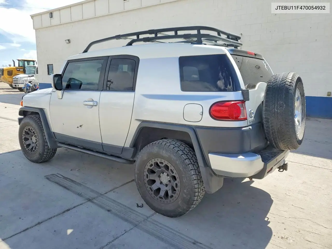 2007 Toyota Fj Cruiser Base VIN: JTEBU11F470054932 Lot: 58931536