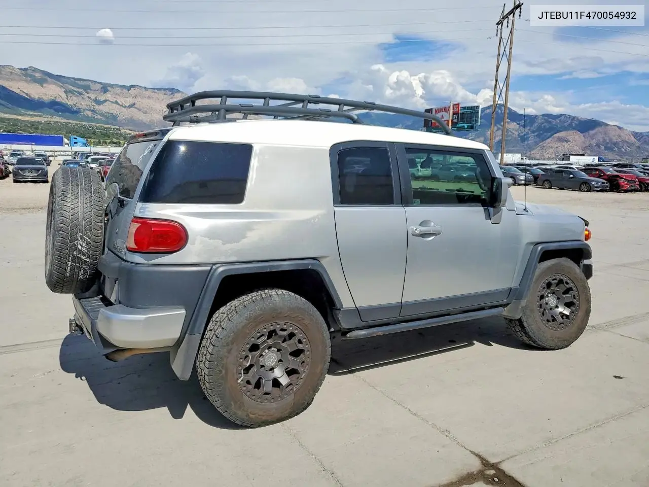 2007 Toyota Fj Cruiser Base VIN: JTEBU11F470054932 Lot: 58931536