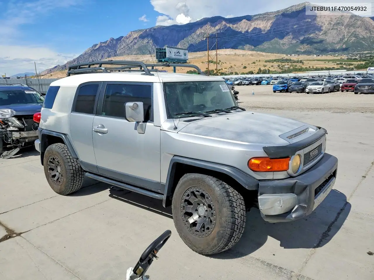 2007 Toyota Fj Cruiser Base VIN: JTEBU11F470054932 Lot: 58931536