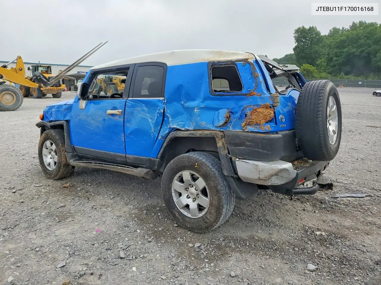 2007 Toyota Fj Cruiser Base VIN: JTEBU11F170016168 Lot: 59778606