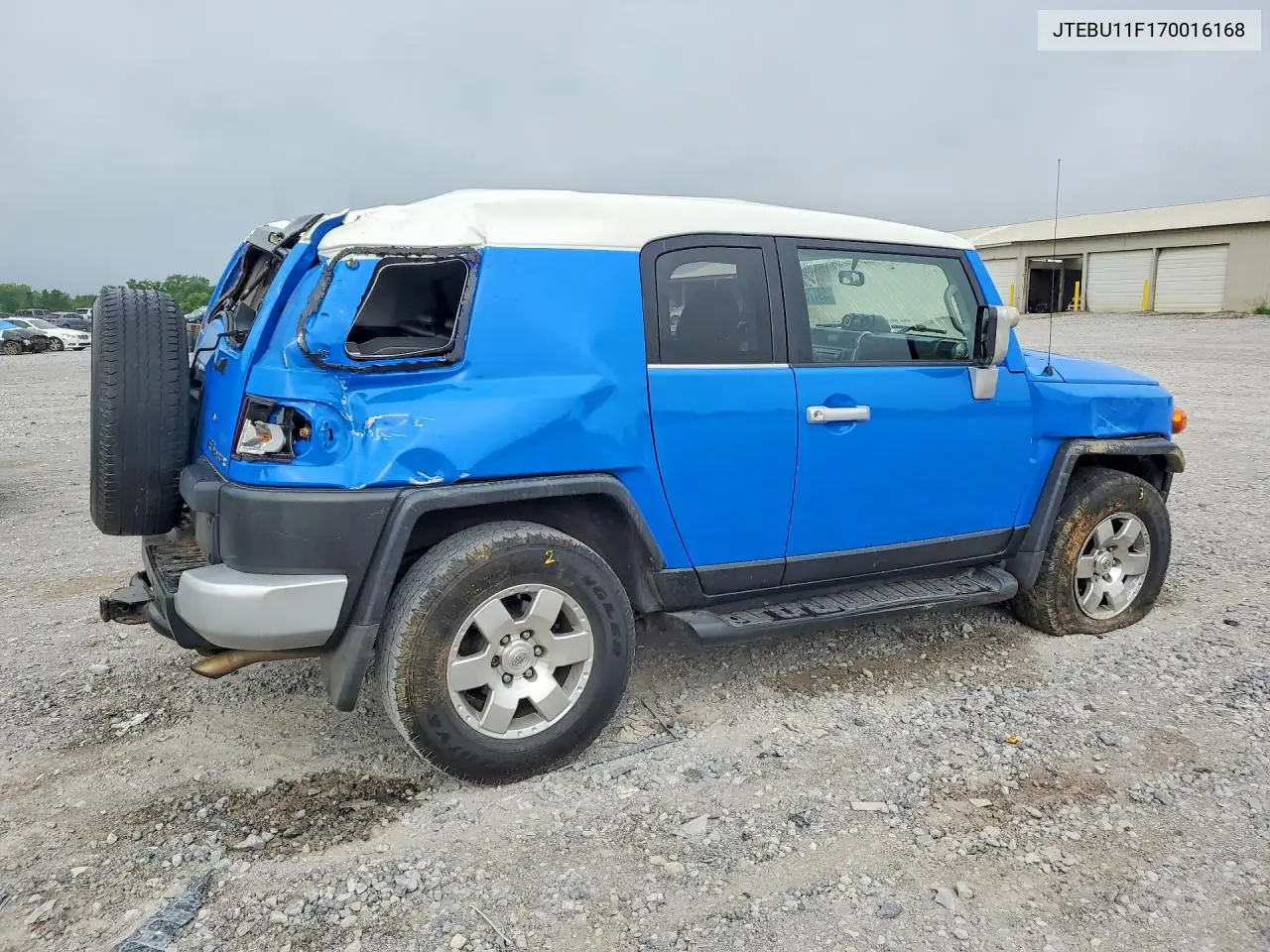 2007 Toyota Fj Cruiser Base VIN: JTEBU11F170016168 Lot: 59778606