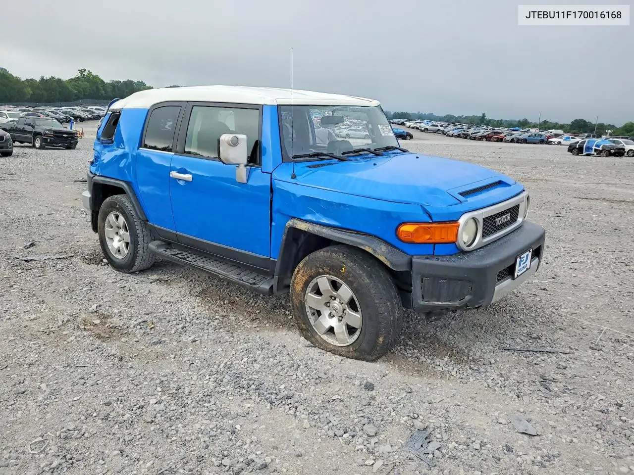 2007 Toyota Fj Cruiser Base VIN: JTEBU11F170016168 Lot: 59778606