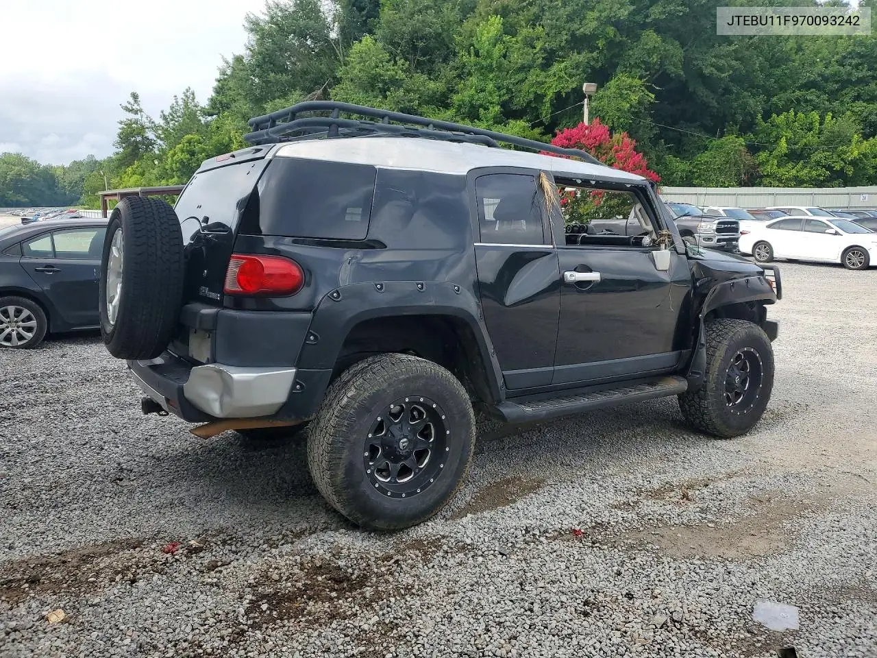 2007 Toyota Fj Cruiser Base VIN: JTEBU11F970093242 Lot: 60424906
