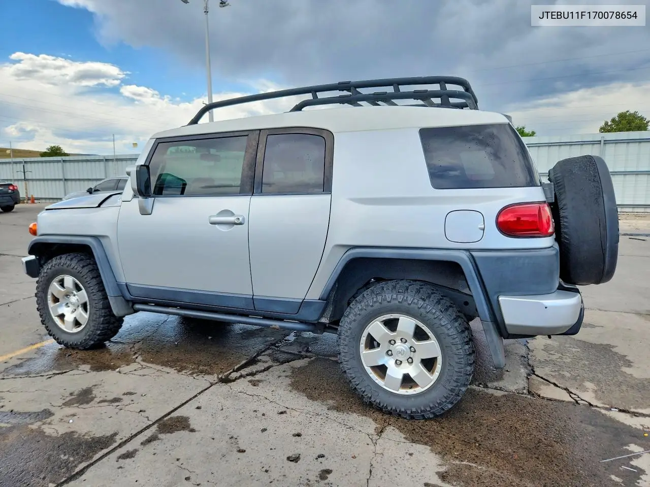 2007 Toyota Fj Cruiser Base VIN: JTEBU11F170078654 Lot: 60676206
