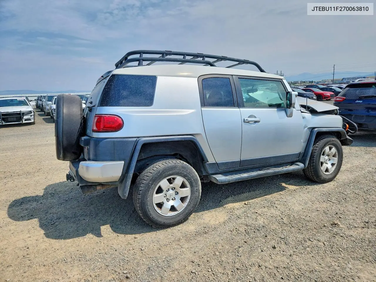 2007 Toyota Fj Cruiser Base VIN: JTEBU11F270063810 Lot: 60682056