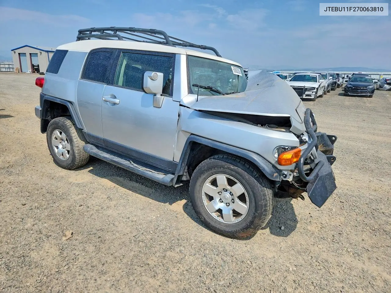 2007 Toyota Fj Cruiser Base VIN: JTEBU11F270063810 Lot: 60682056