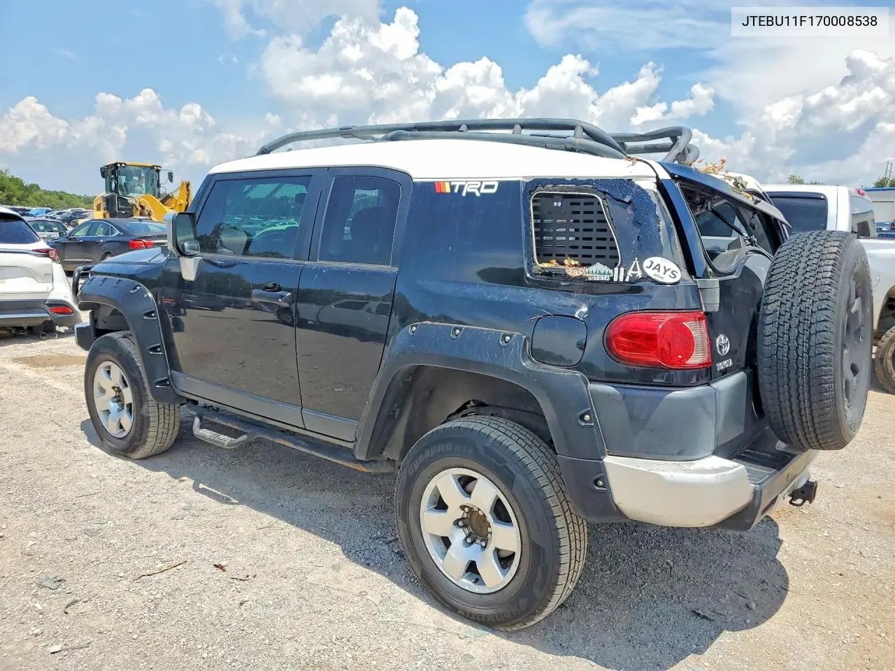 2007 Toyota Fj Cruiser Base VIN: JTEBU11F170008538 Lot: 60689326