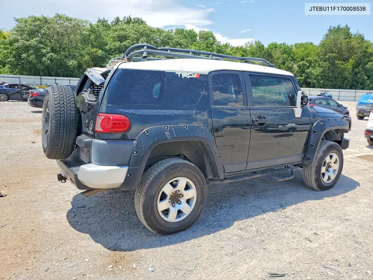 2007 Toyota Fj Cruiser Base VIN: JTEBU11F170008538 Lot: 60689326