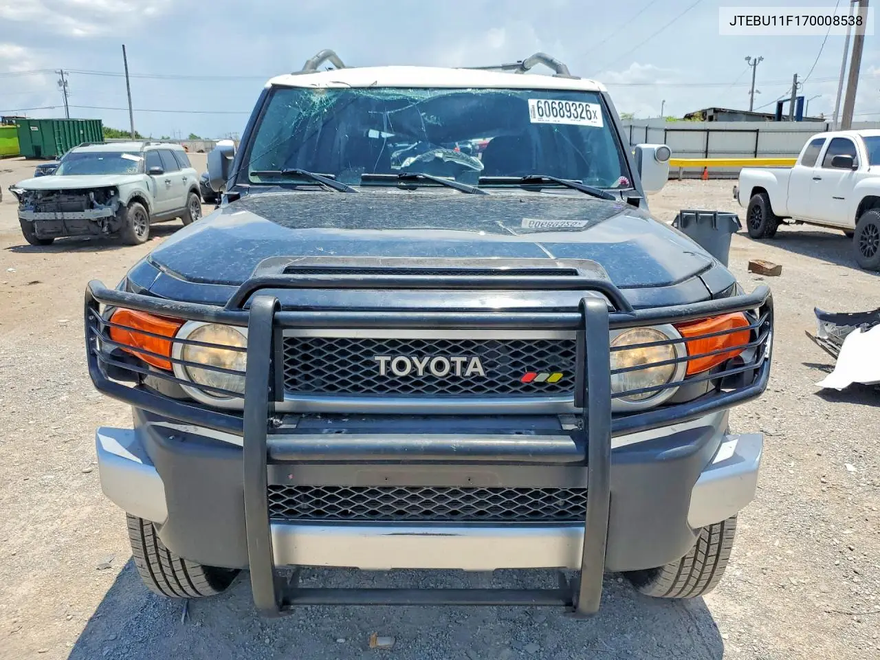 2007 Toyota Fj Cruiser Base VIN: JTEBU11F170008538 Lot: 60689326