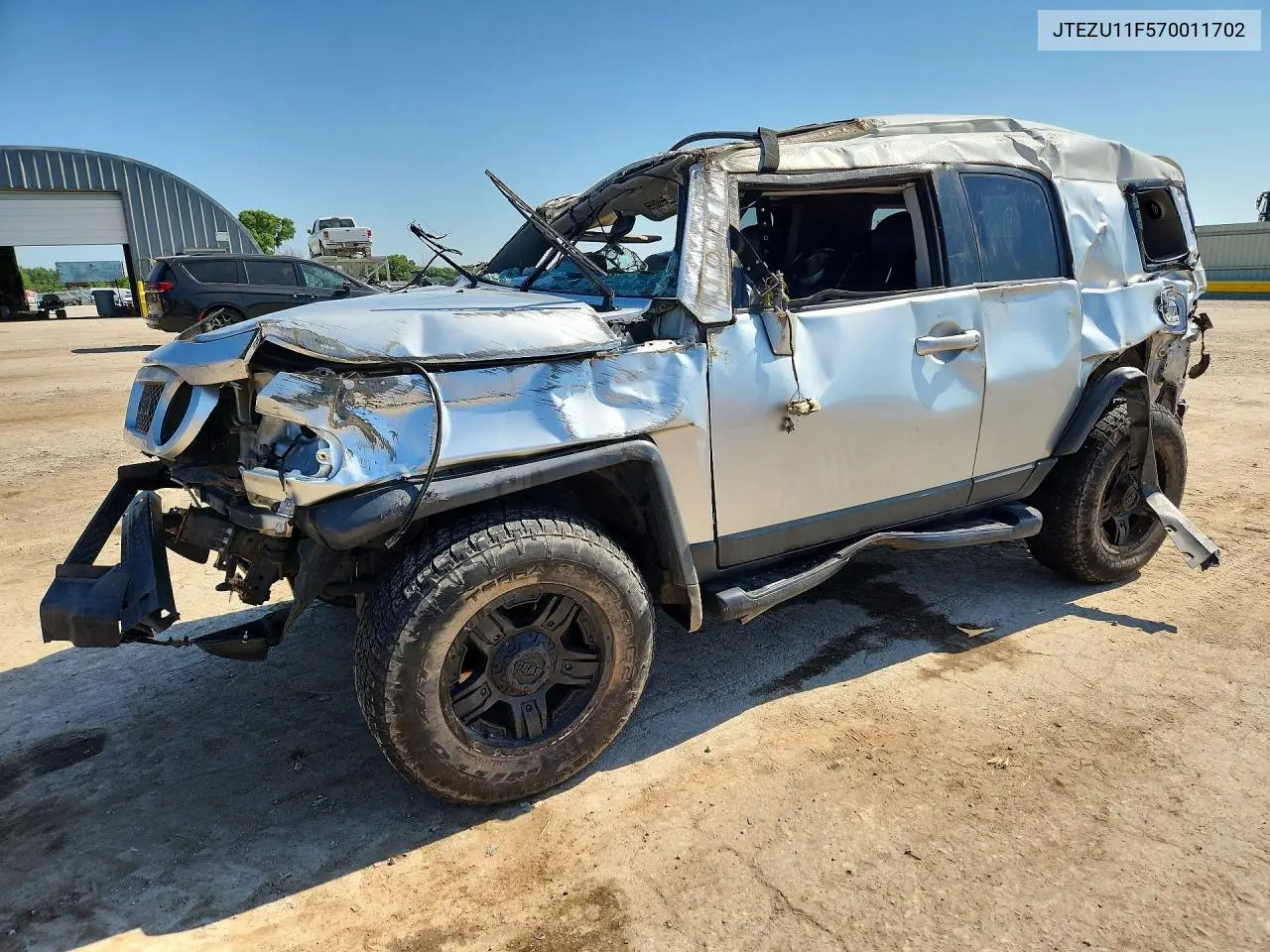 2007 Toyota Fj Cruiser Base VIN: JTEZU11F570011702 Lot: 61019526
