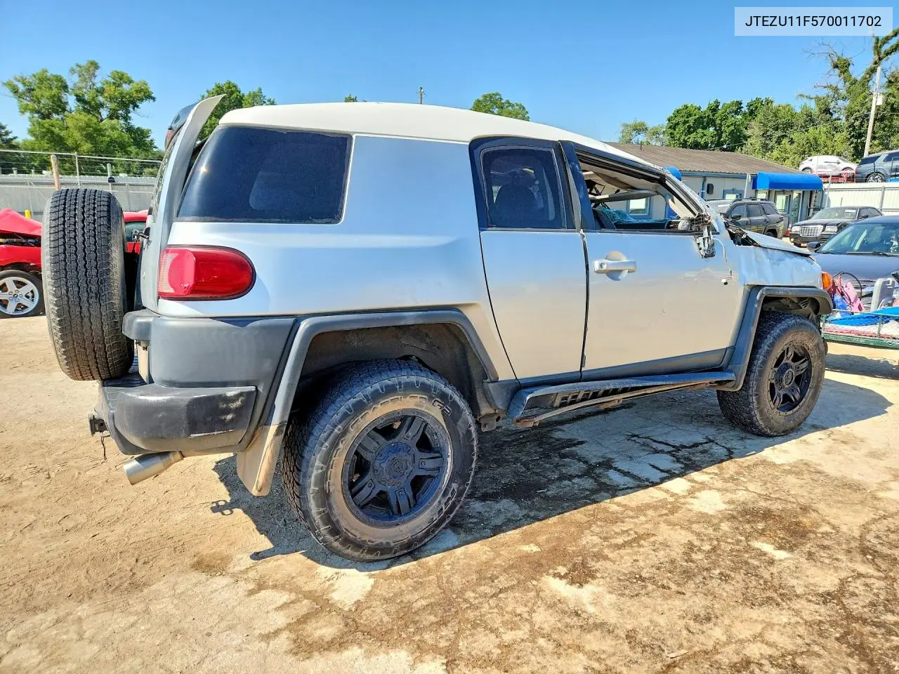 2007 Toyota Fj Cruiser Base VIN: JTEZU11F570011702 Lot: 61019526