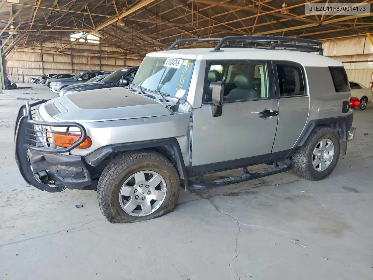 2007 Toyota Fj Cruiser Base VIN: JTEZU11F870014173 Lot: 61084266