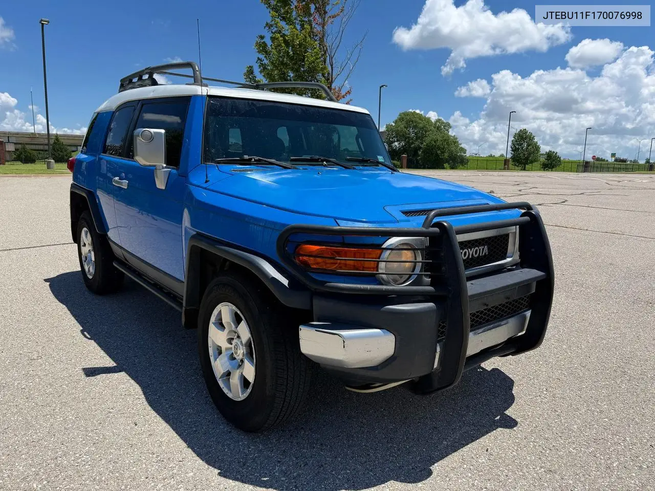 2007 Toyota Fj Cruiser Base VIN: JTEBU11F170076998 Lot: 61203626