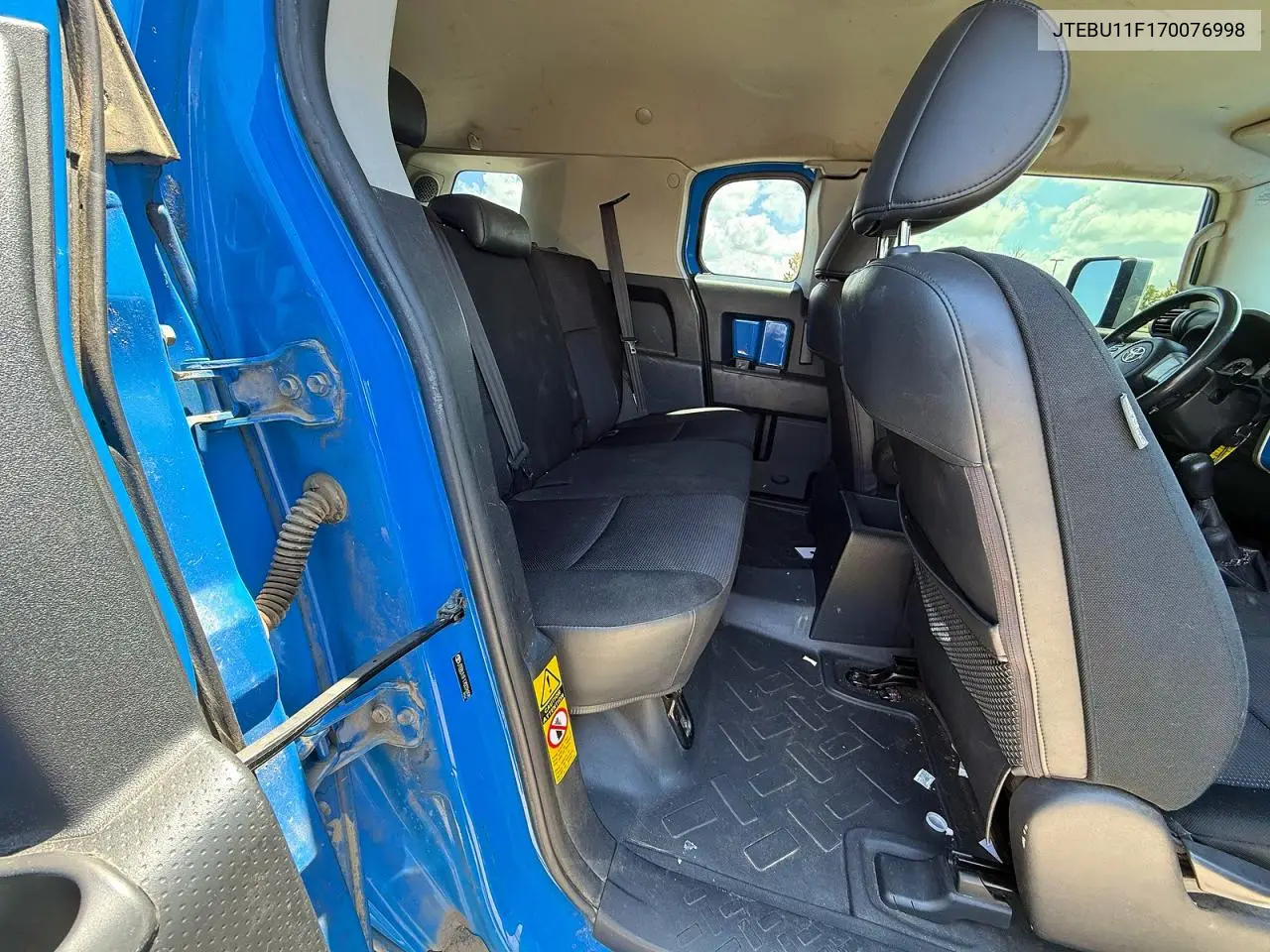 2007 Toyota Fj Cruiser Base VIN: JTEBU11F170076998 Lot: 61203626