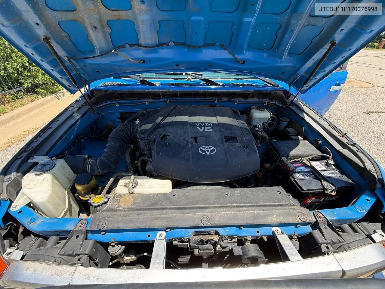 2007 Toyota Fj Cruiser Base VIN: JTEBU11F170076998 Lot: 61203626