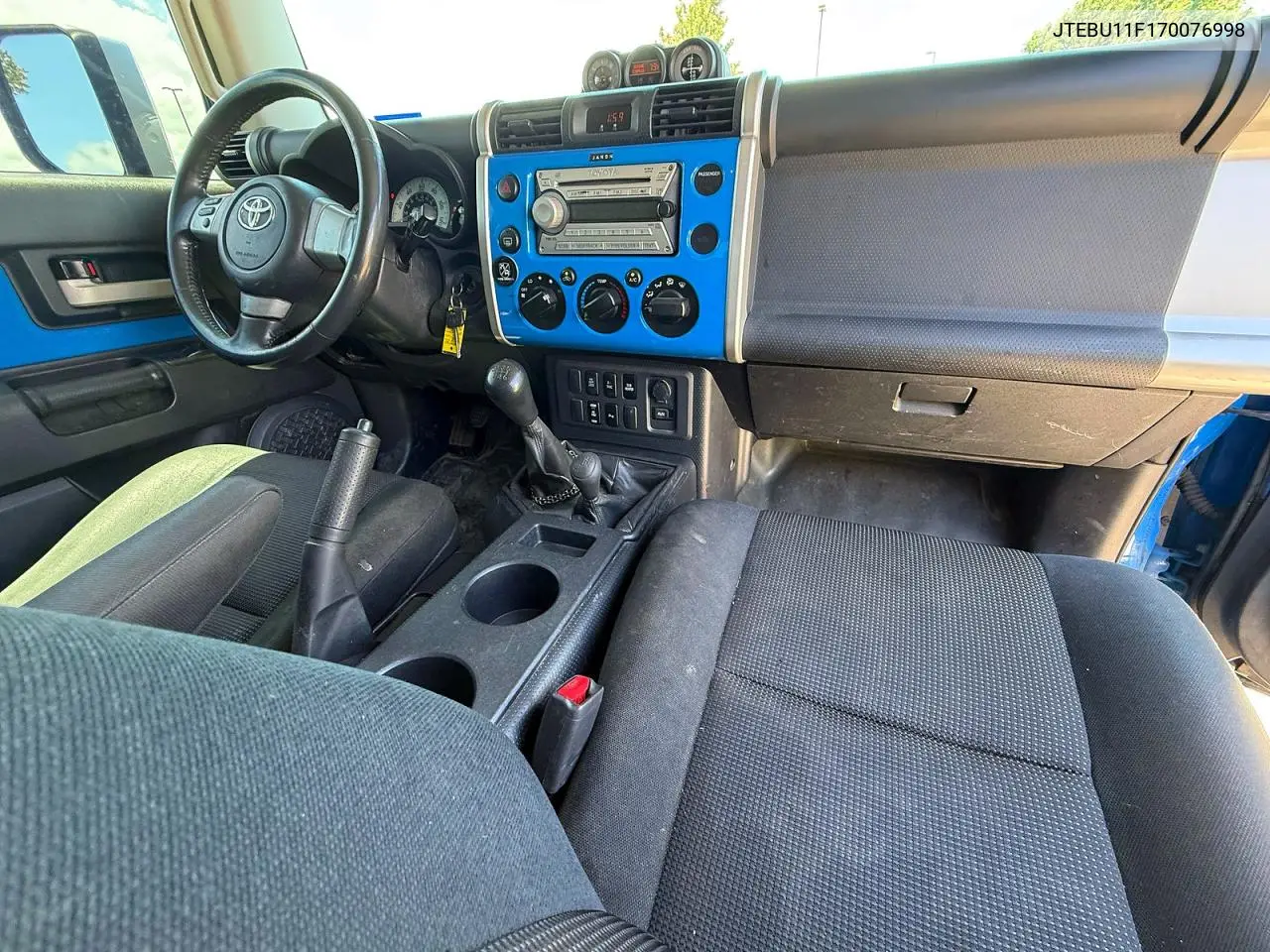 2007 Toyota Fj Cruiser Base VIN: JTEBU11F170076998 Lot: 61203626