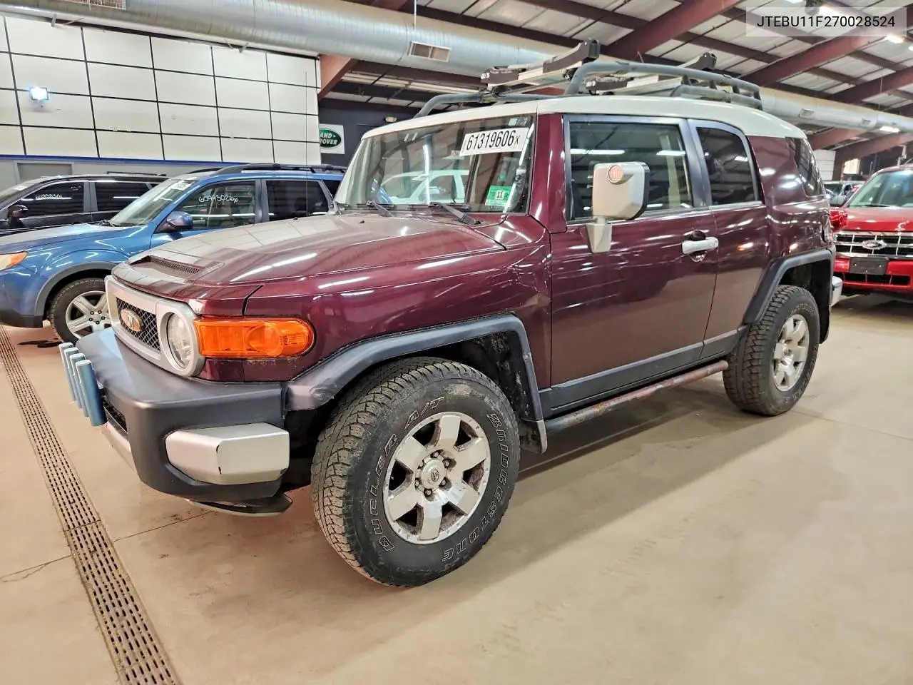 2007 Toyota Fj Cruiser Base VIN: JTEBU11F270028524 Lot: 61319606