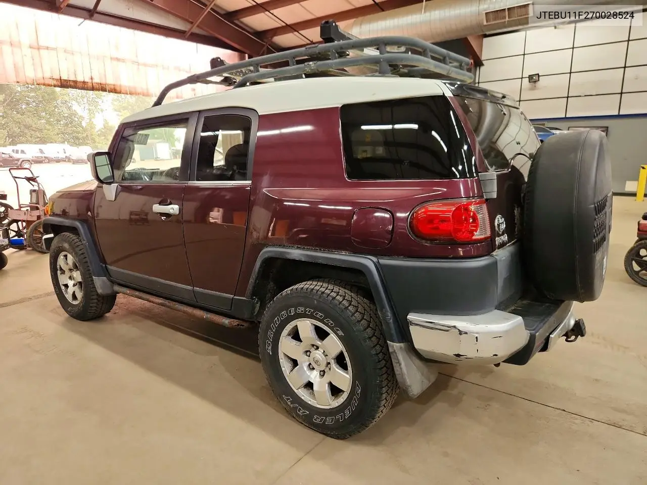2007 Toyota Fj Cruiser Base VIN: JTEBU11F270028524 Lot: 61319606