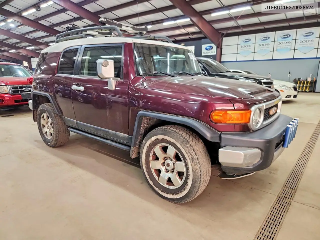 2007 Toyota Fj Cruiser Base VIN: JTEBU11F270028524 Lot: 61319606