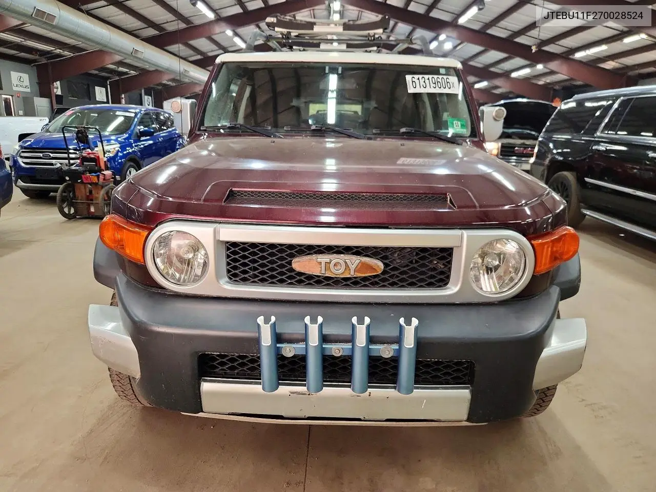 2007 Toyota Fj Cruiser Base VIN: JTEBU11F270028524 Lot: 61319606