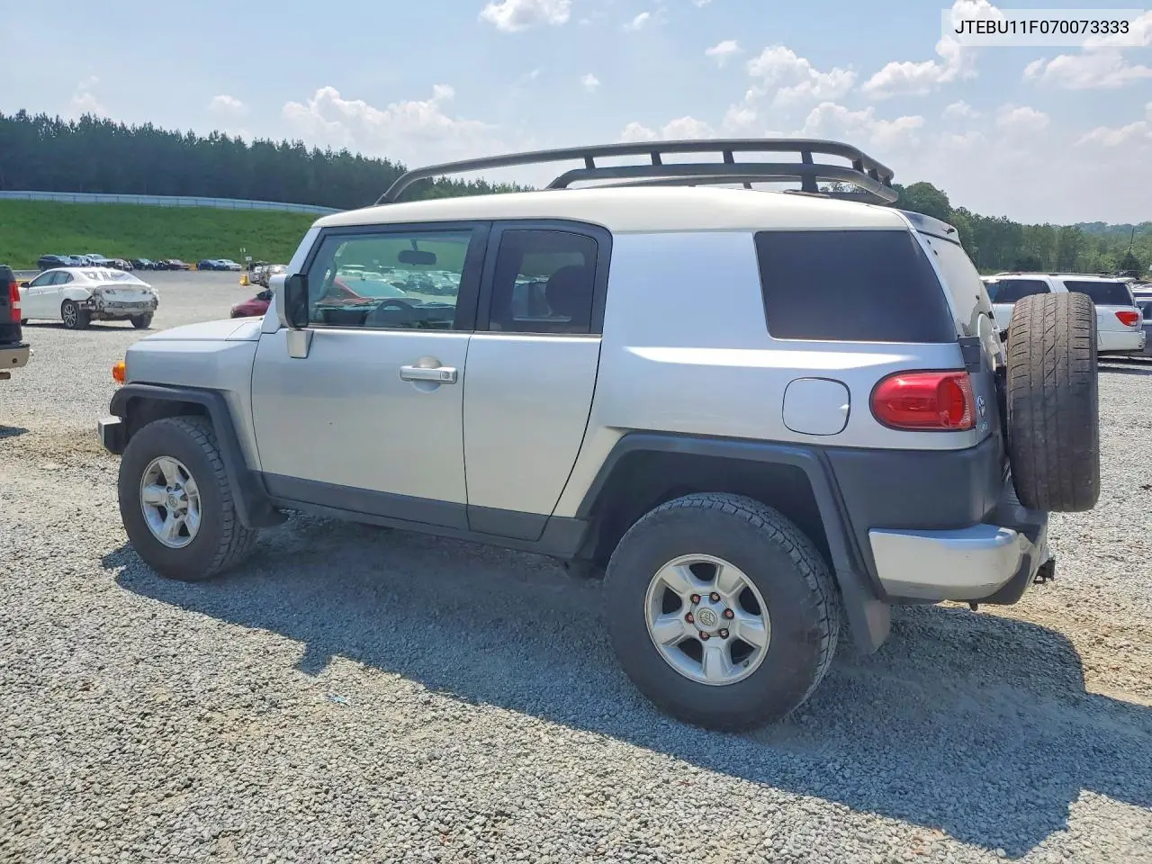 2007 Toyota Fj Cruiser Base VIN: JTEBU11F070073333 Lot: 61769776