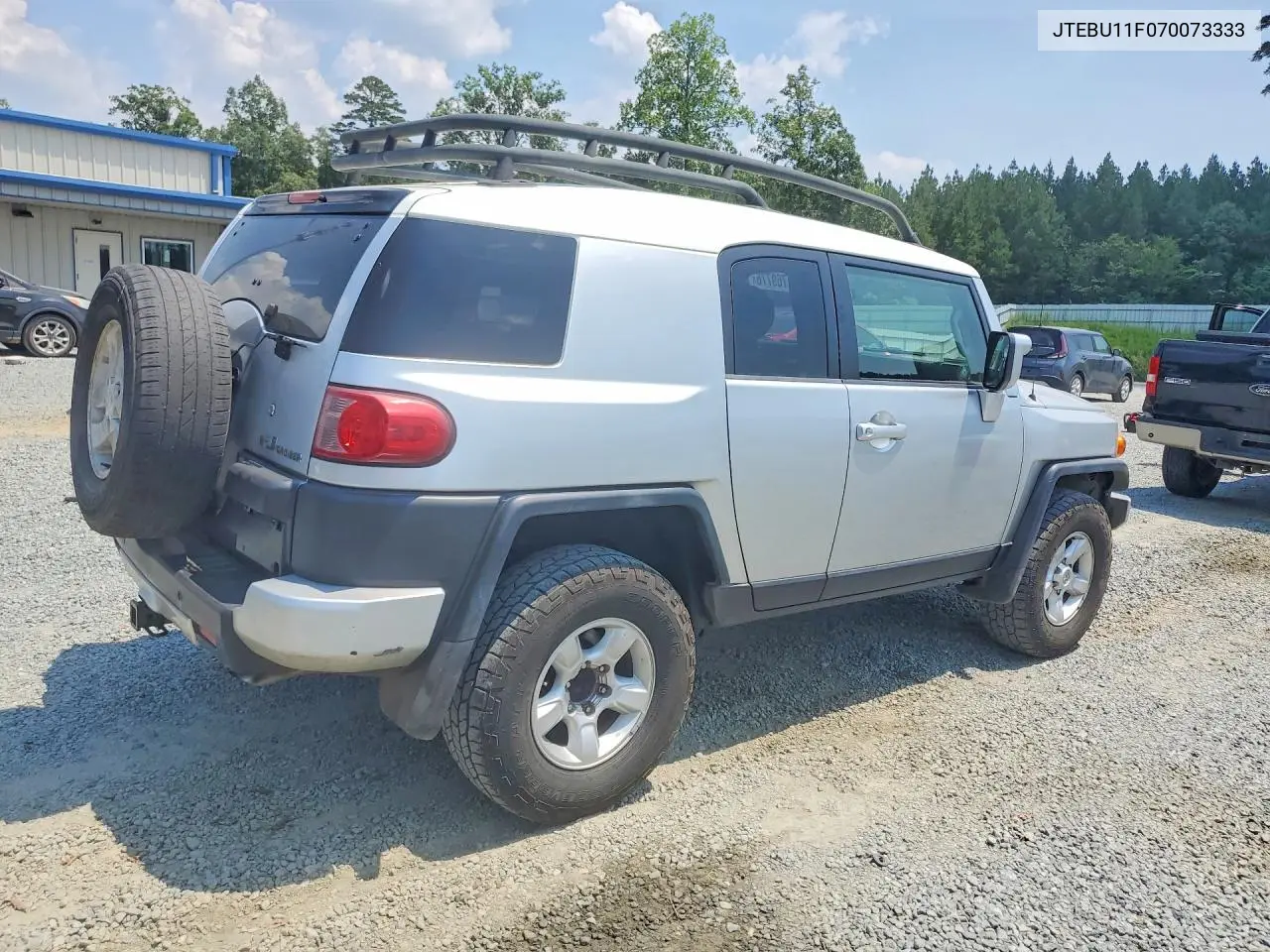 2007 Toyota Fj Cruiser Base VIN: JTEBU11F070073333 Lot: 61769776