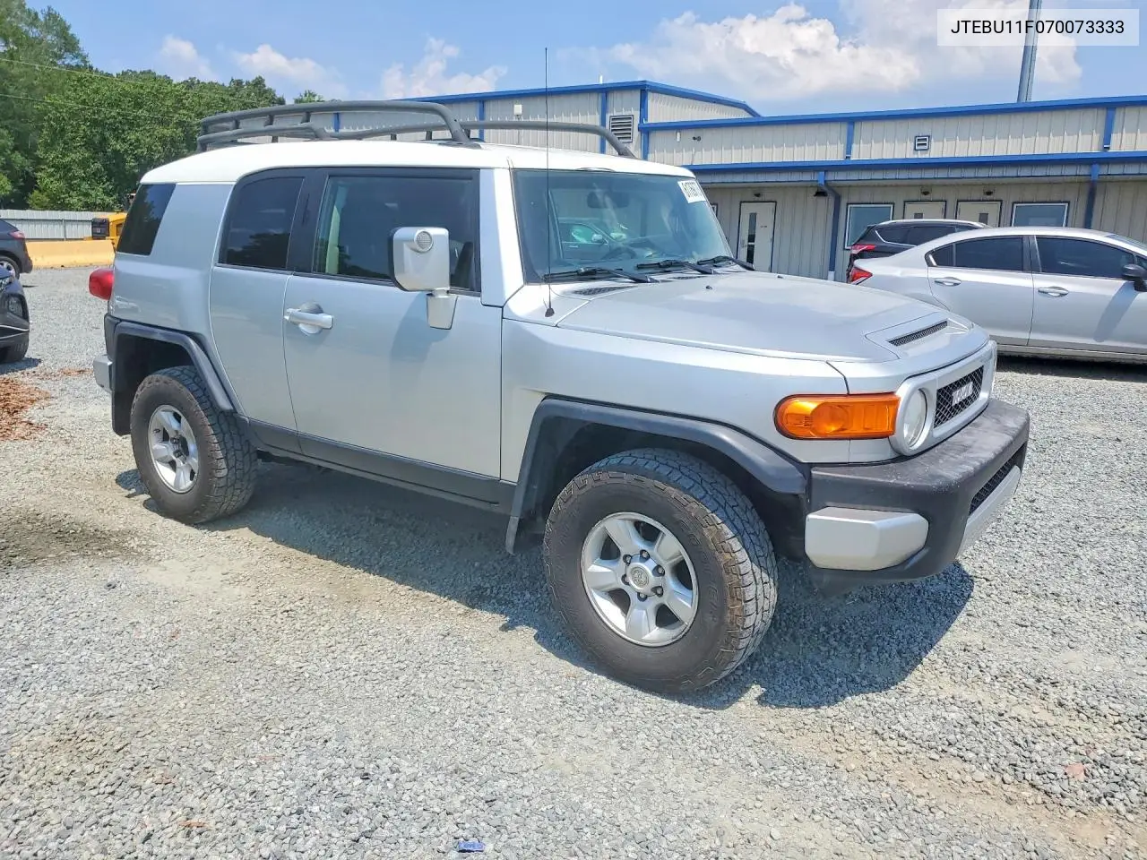 2007 Toyota Fj Cruiser Base VIN: JTEBU11F070073333 Lot: 61769776