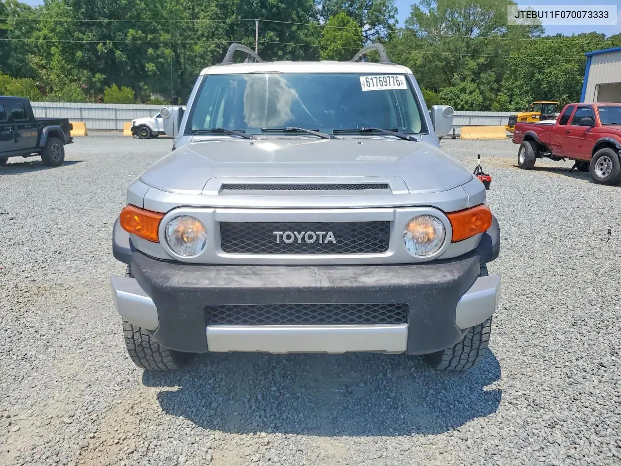 2007 Toyota Fj Cruiser Base VIN: JTEBU11F070073333 Lot: 61769776