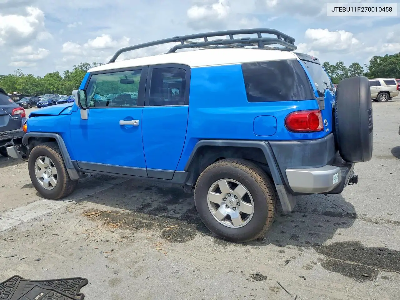 2007 Toyota Fj Cruiser Base VIN: JTEBU11F270010458 Lot: 61916696