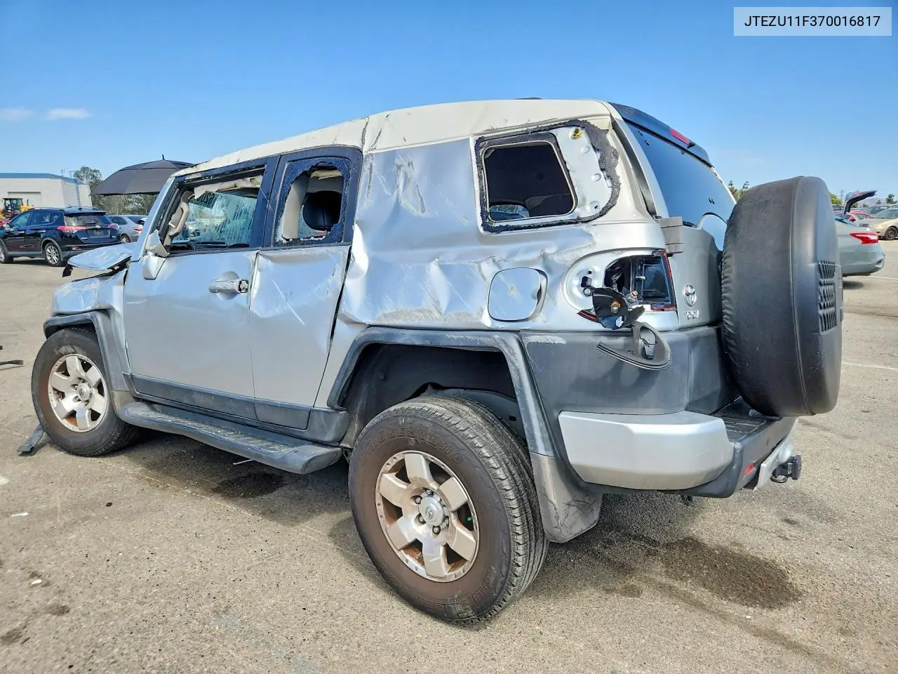 2007 Toyota Fj Cruiser Base VIN: JTEZU11F370016817 Lot: 62067936