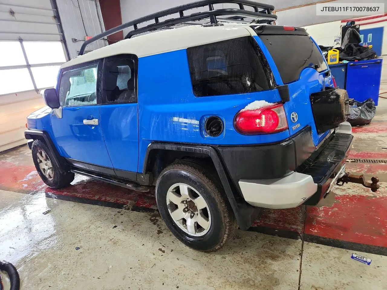 2007 Toyota Fj Cruiser Base VIN: JTEBU11F170078637 Lot: 78566165