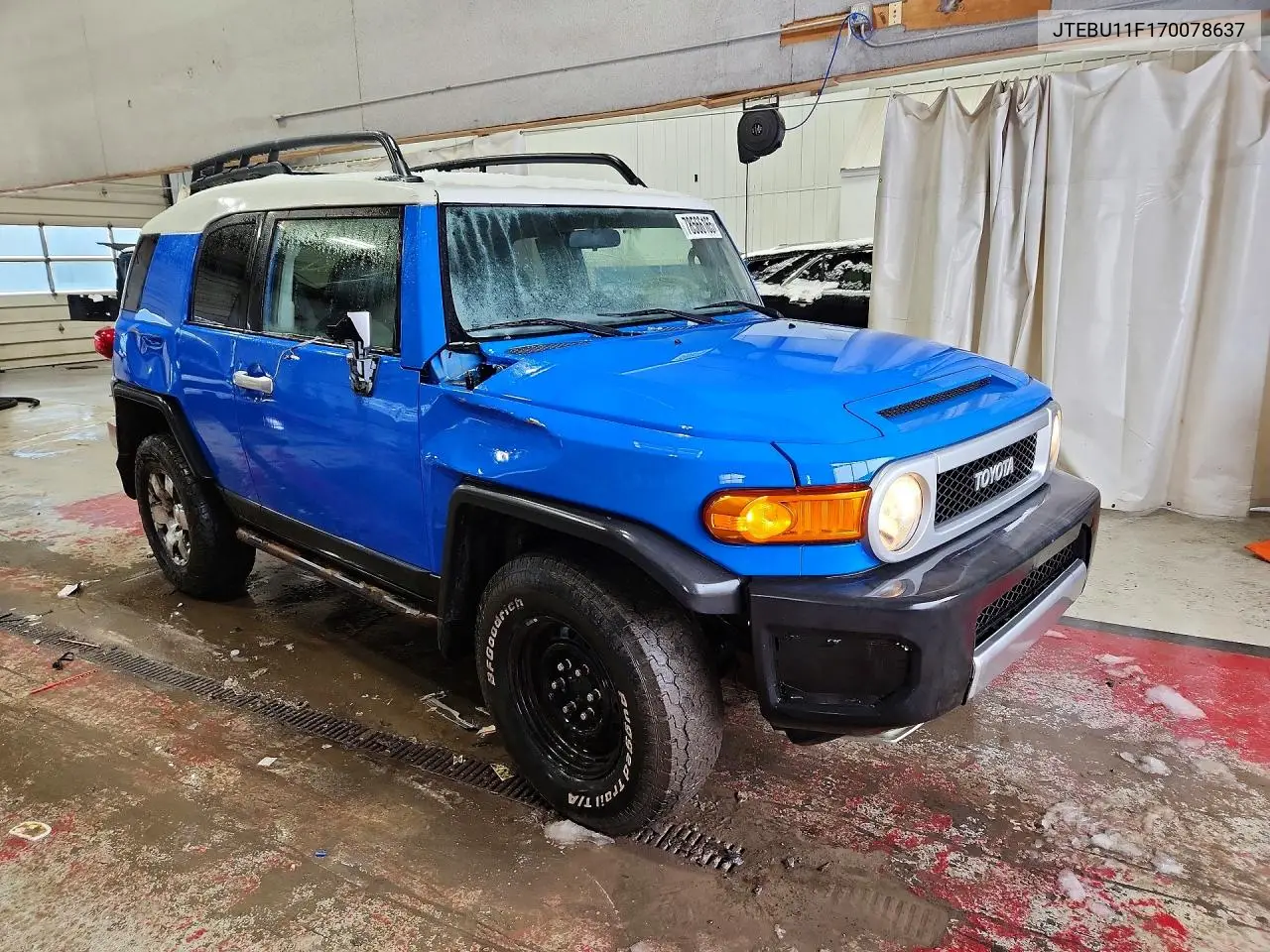 2007 Toyota Fj Cruiser Base VIN: JTEBU11F170078637 Lot: 78566165