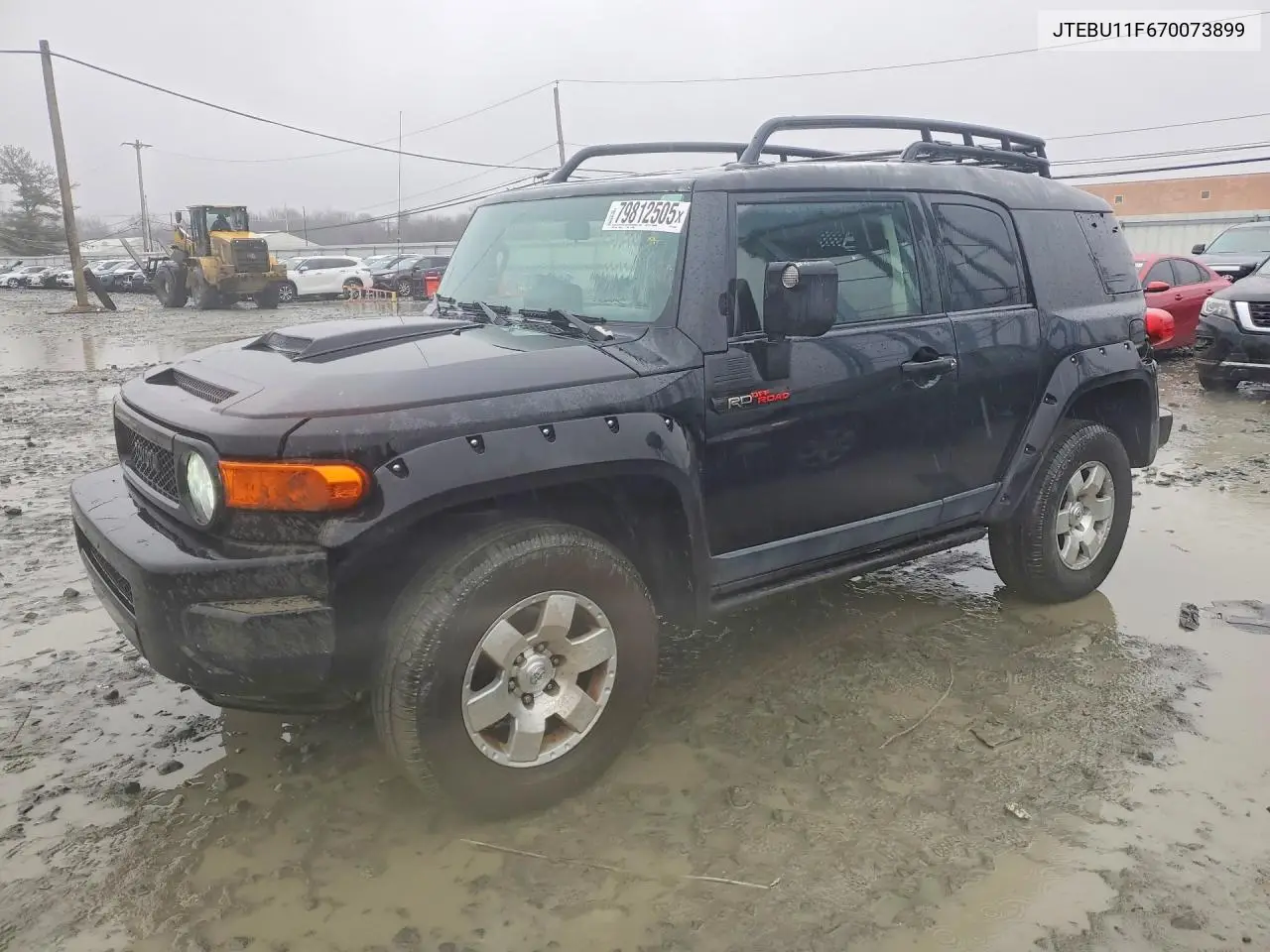 2007 Toyota Fj Cruiser Base VIN: JTEBU11F670073899 Lot: 79812505