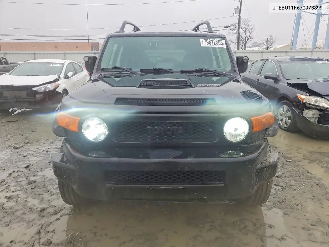 2007 Toyota Fj Cruiser Base VIN: JTEBU11F670073899 Lot: 79812505