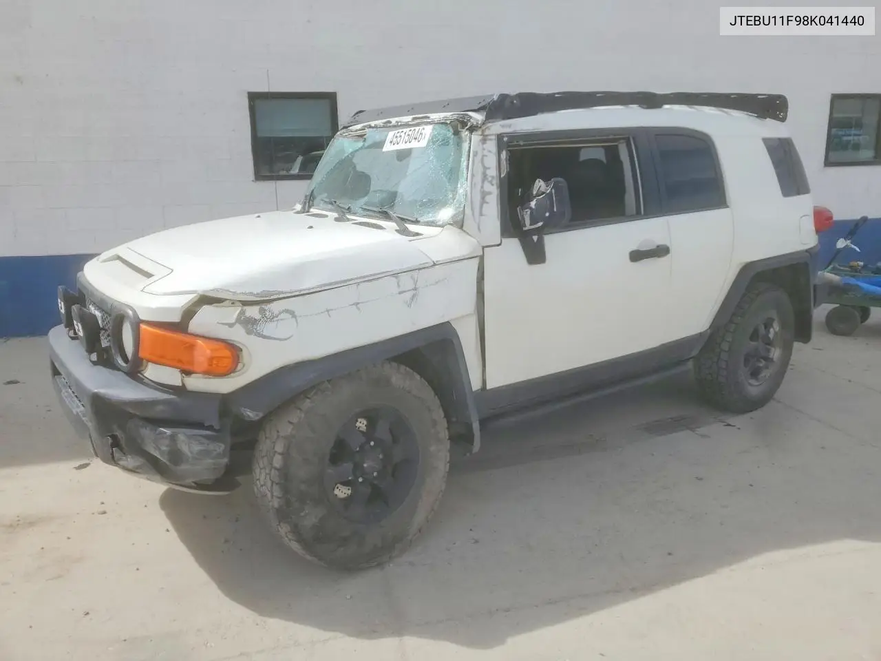 2008 Toyota Fj Cruiser Base VIN: JTEBU11F98K041440 Lot: 45515046