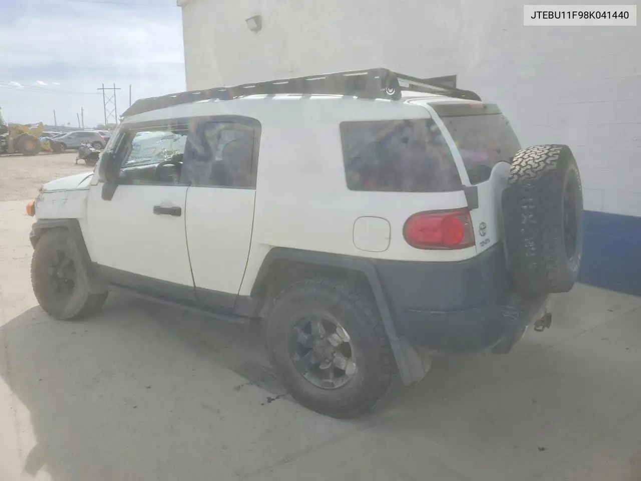 2008 Toyota Fj Cruiser Base VIN: JTEBU11F98K041440 Lot: 45515046