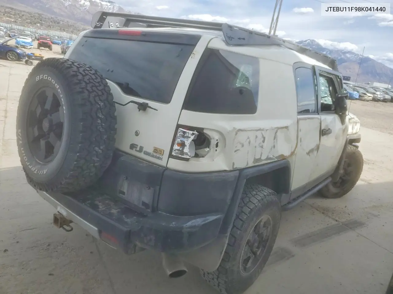 2008 Toyota Fj Cruiser Base VIN: JTEBU11F98K041440 Lot: 45515046
