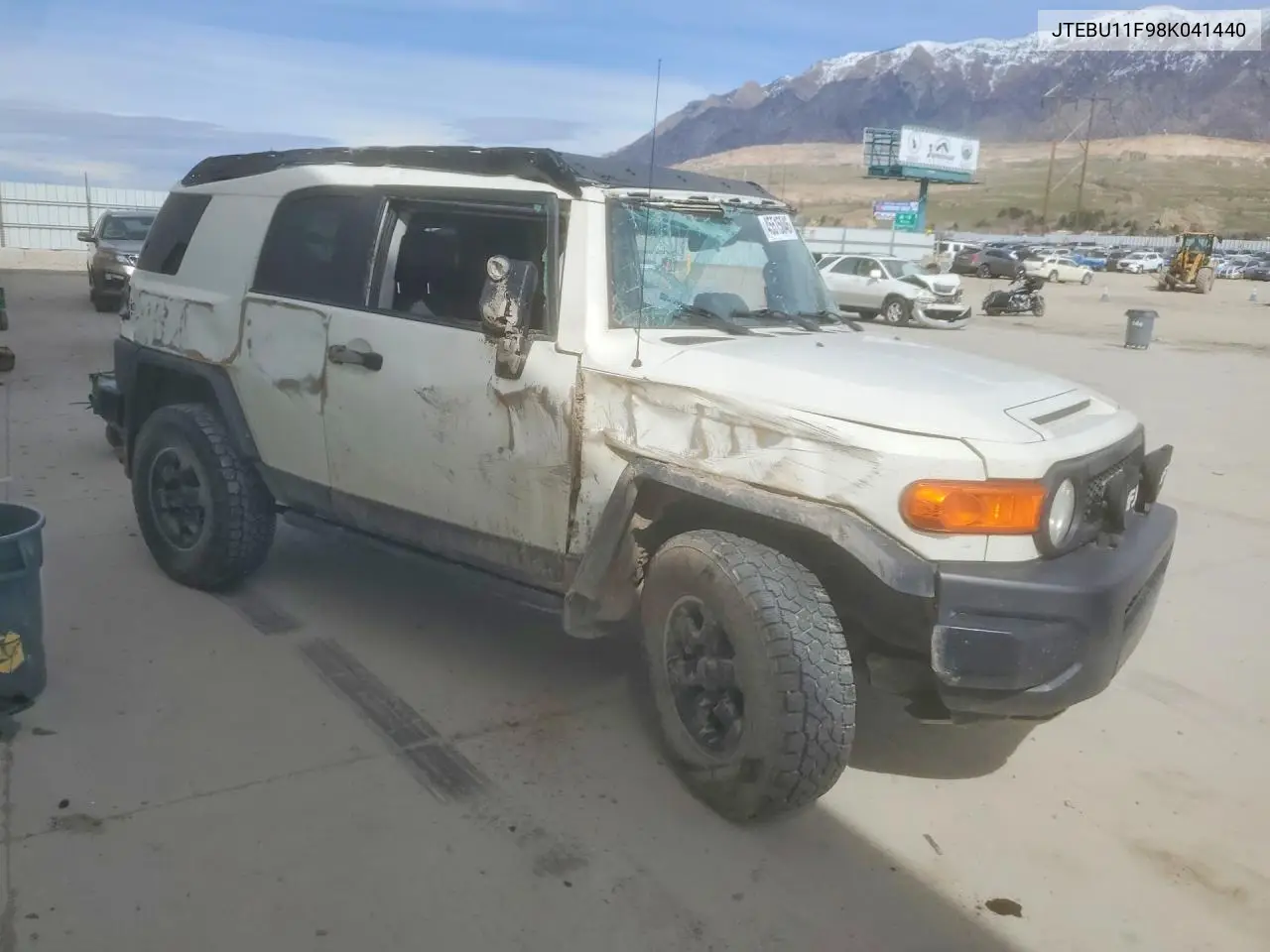 2008 Toyota Fj Cruiser Base VIN: JTEBU11F98K041440 Lot: 45515046