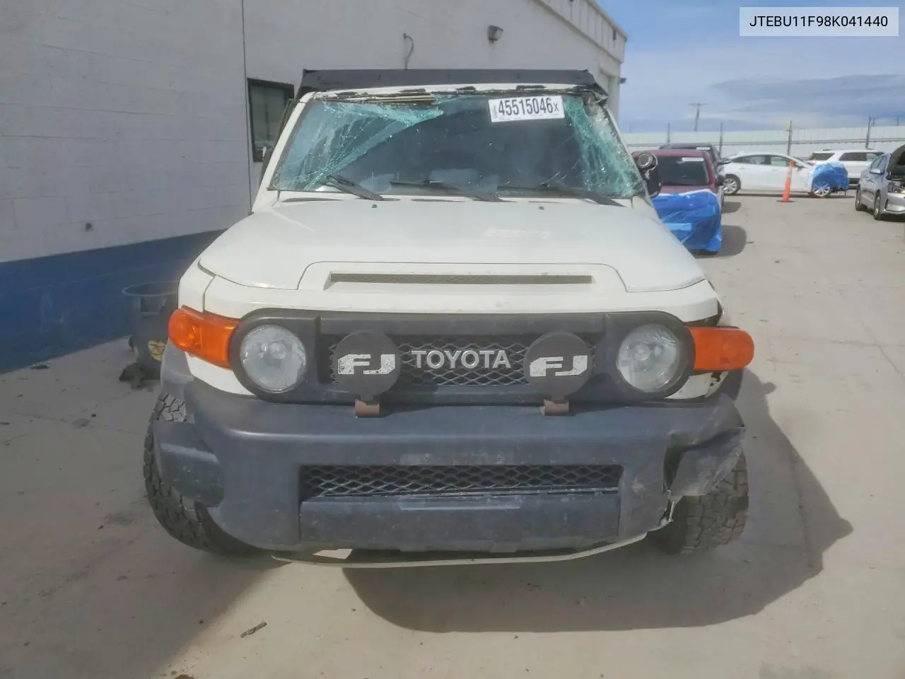 2008 Toyota Fj Cruiser Base VIN: JTEBU11F98K041440 Lot: 45515046