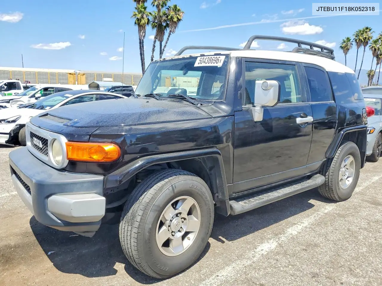 2008 Toyota Fj Cruiser Base VIN: JTEBU11F18K052318 Lot: 50438696