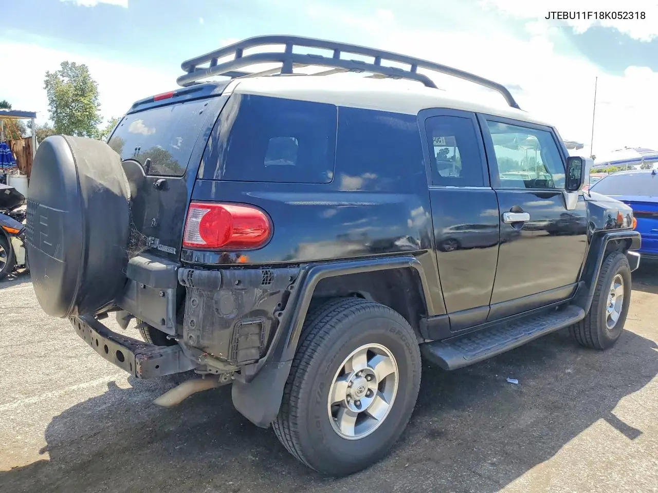 2008 Toyota Fj Cruiser Base VIN: JTEBU11F18K052318 Lot: 50438696