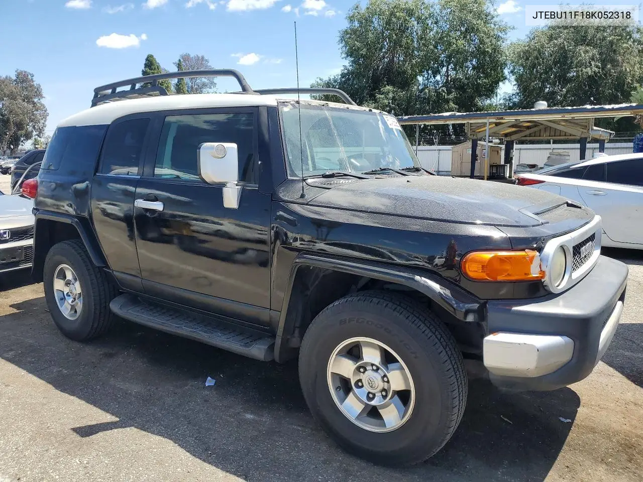 2008 Toyota Fj Cruiser Base VIN: JTEBU11F18K052318 Lot: 50438696