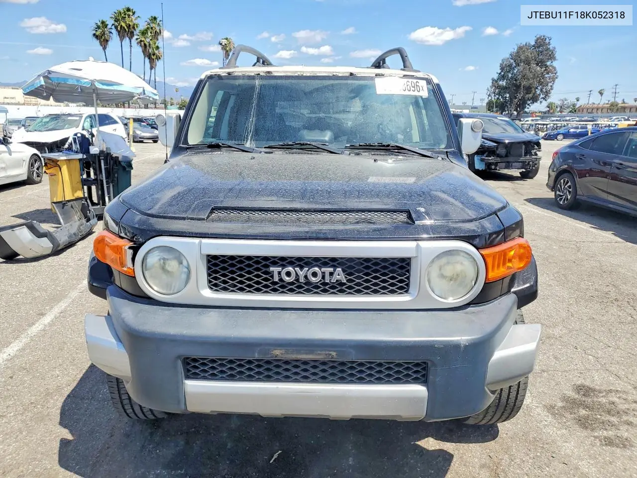 2008 Toyota Fj Cruiser Base VIN: JTEBU11F18K052318 Lot: 50438696