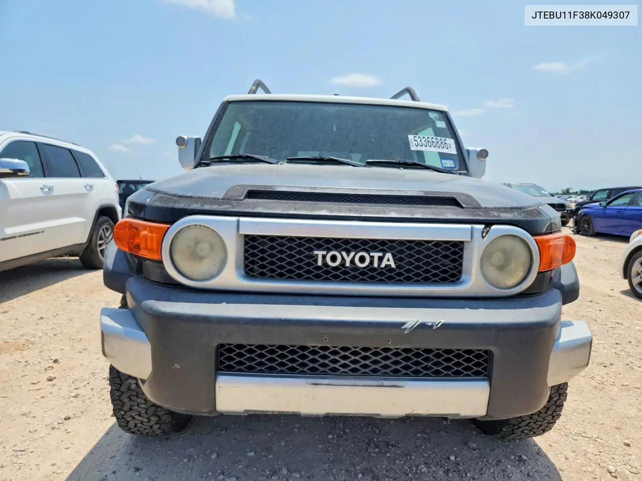 2008 Toyota Fj Cruiser Base VIN: JTEBU11F38K049307 Lot: 53366886